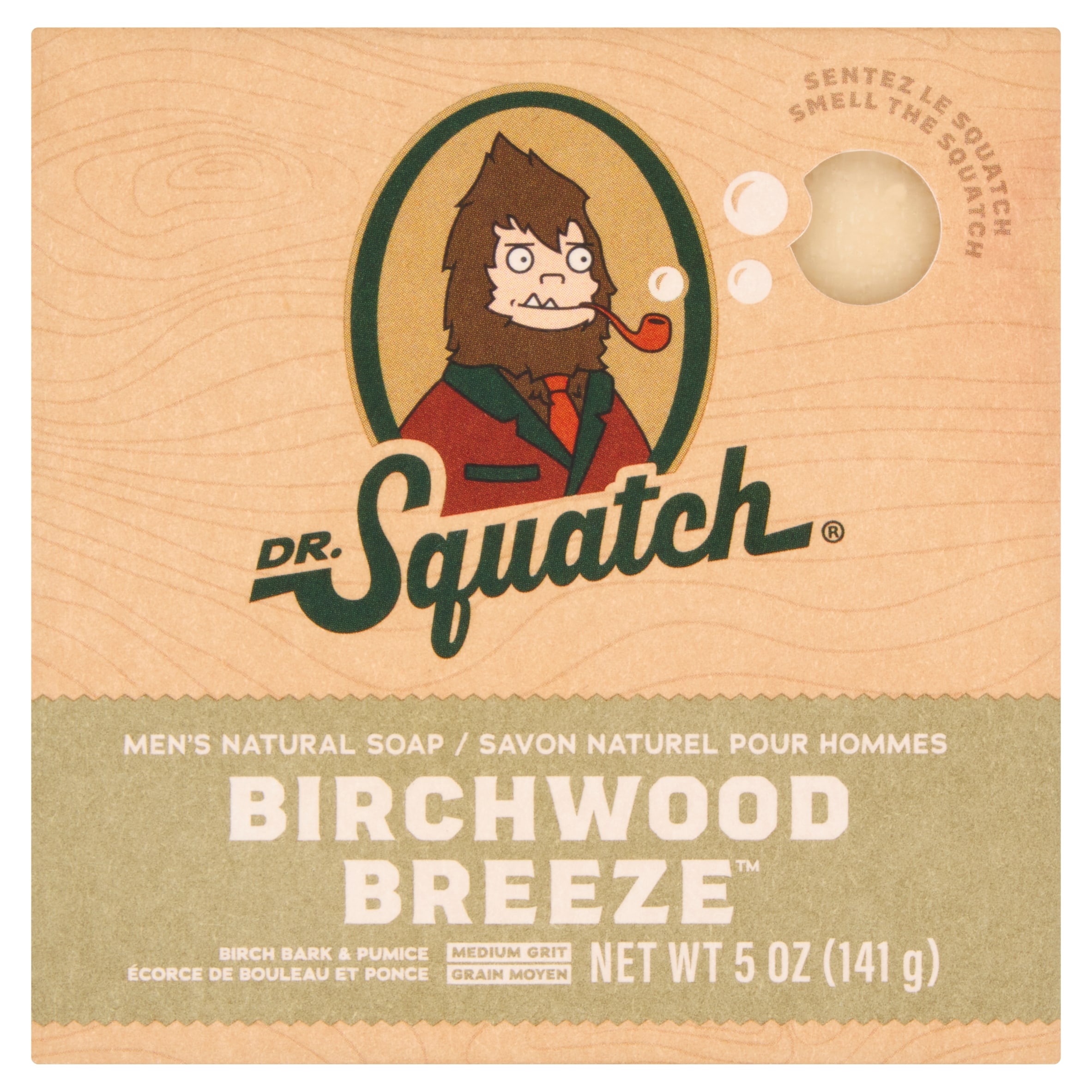 DR. Squatch Natural Soap Bar Birchwood Breeze 141g