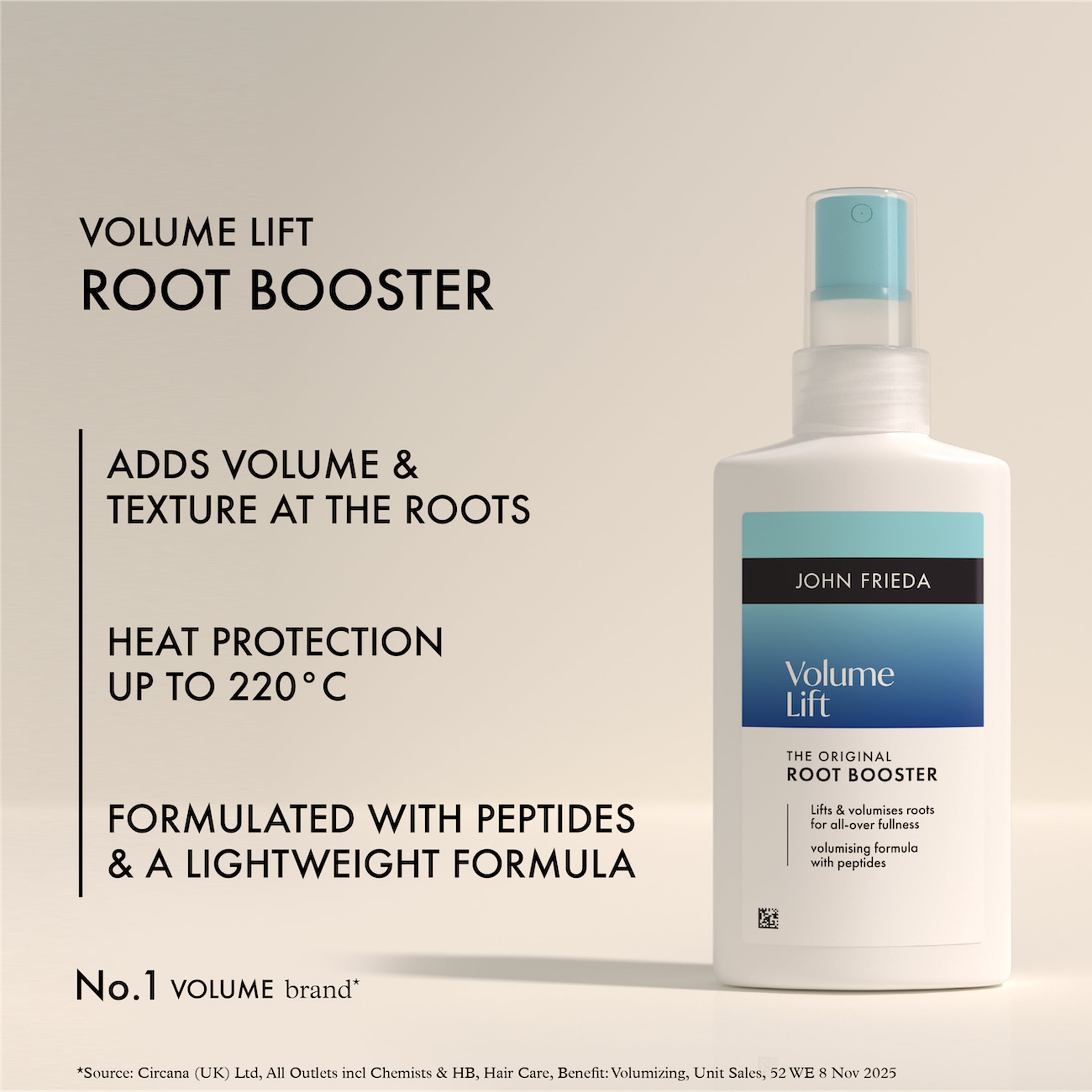 John Frieda Volume Lift The Original Root Booster 150ml thumbnail 3