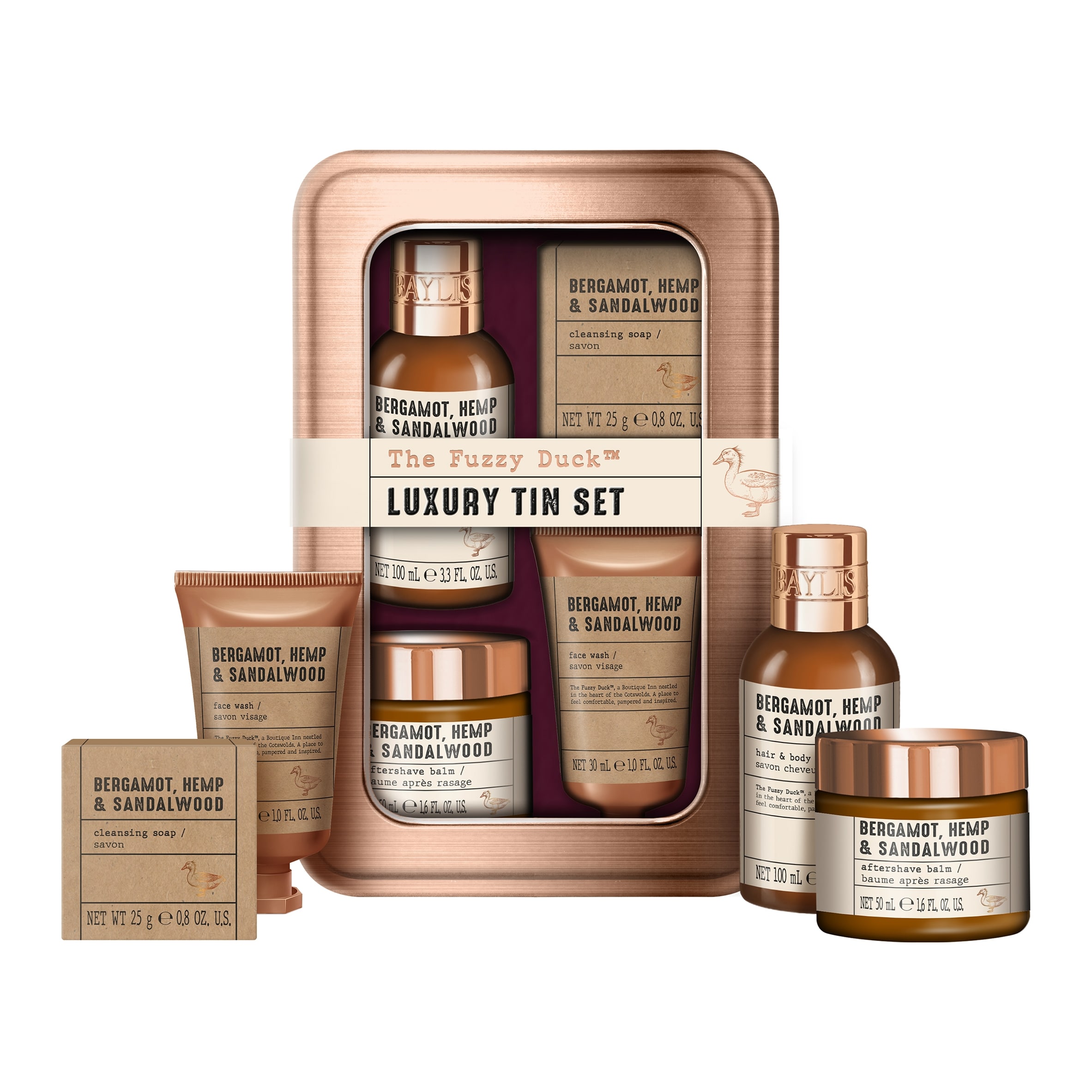 Baylis & Harding The Fuzzy Duck Men's Luxury Tin Gift Set. thumbnail 2