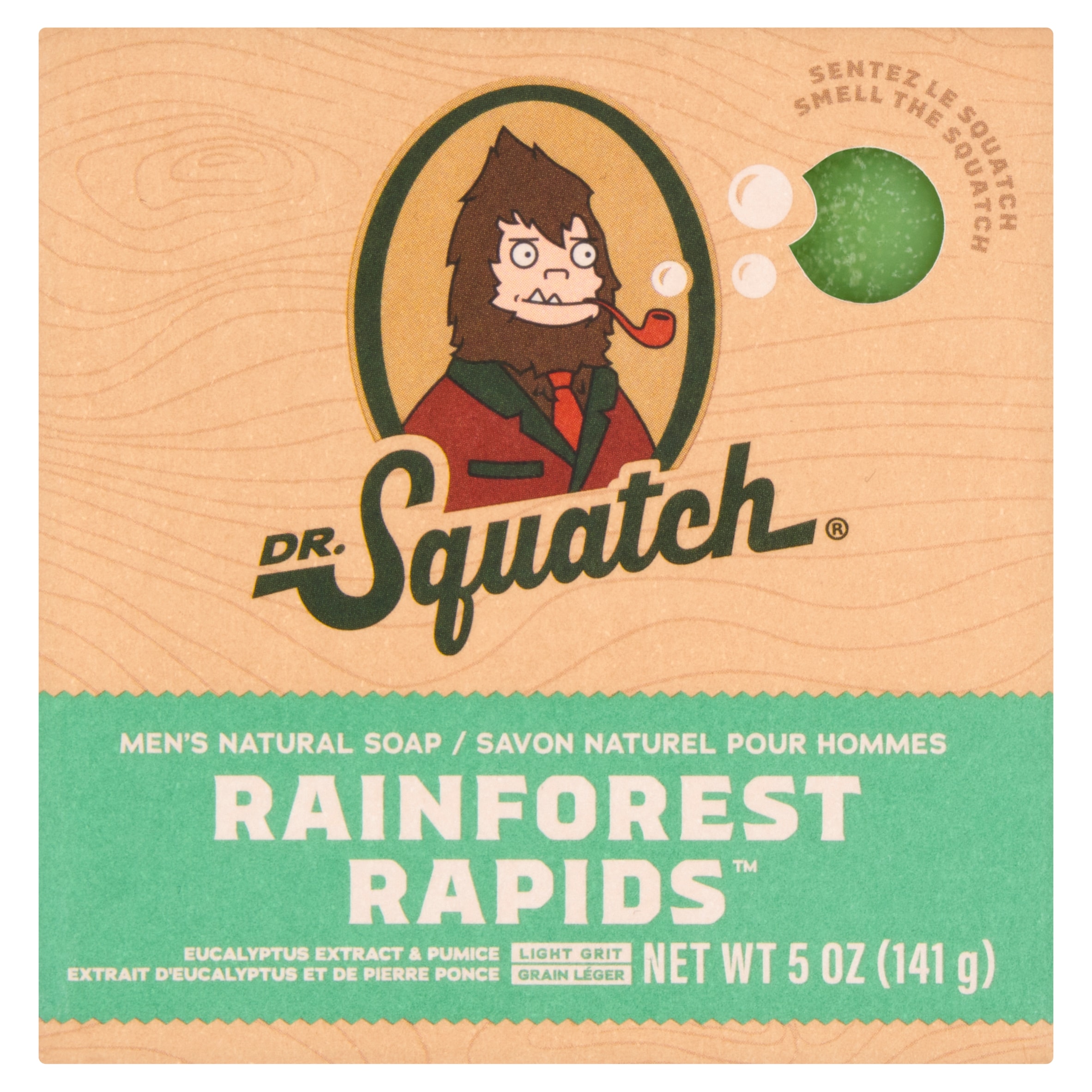 DR. Squatch Natural Soap Bar Rainforest Rapids 141g