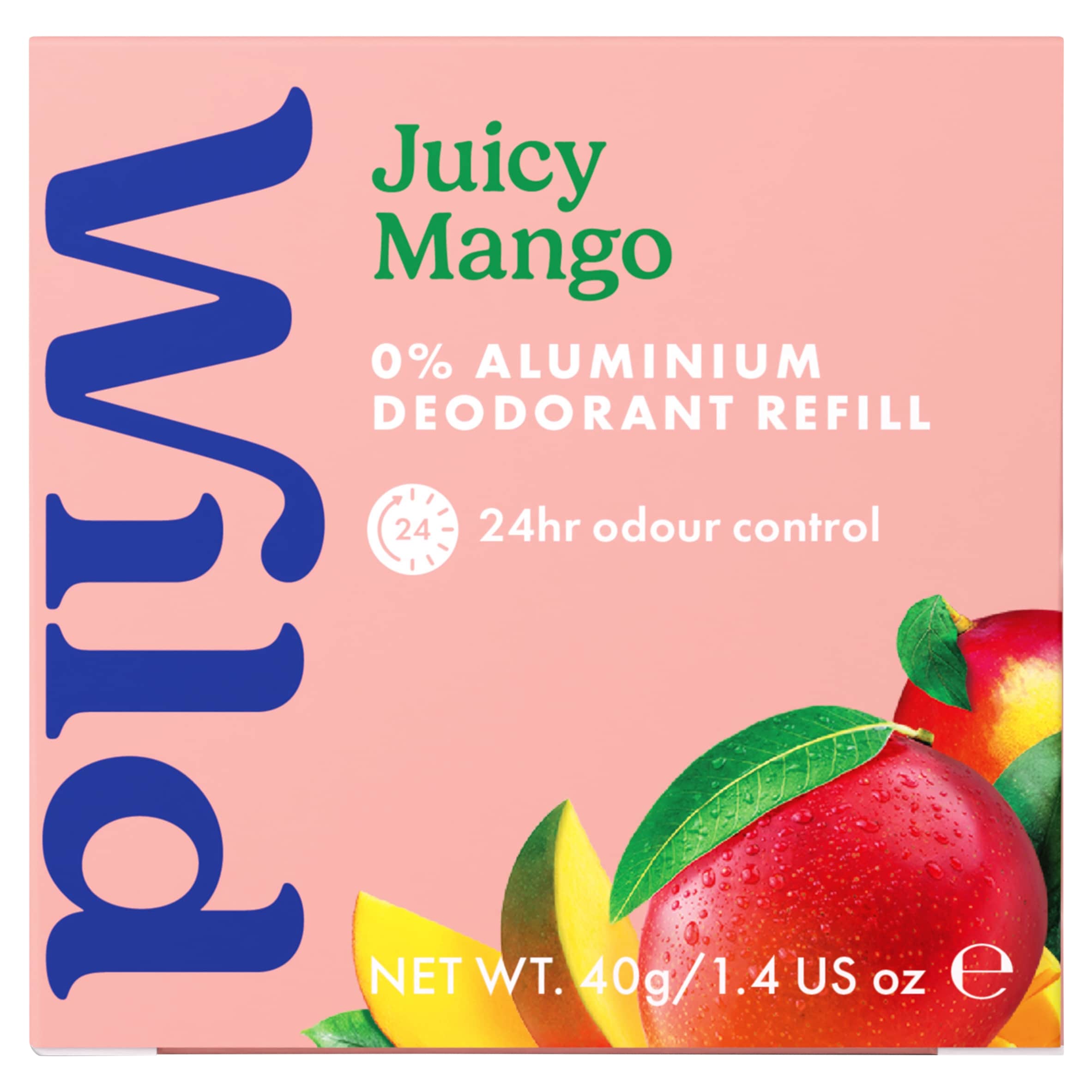 Wild Juicy Mango 0% Aluminium Deodorant Refill 40g