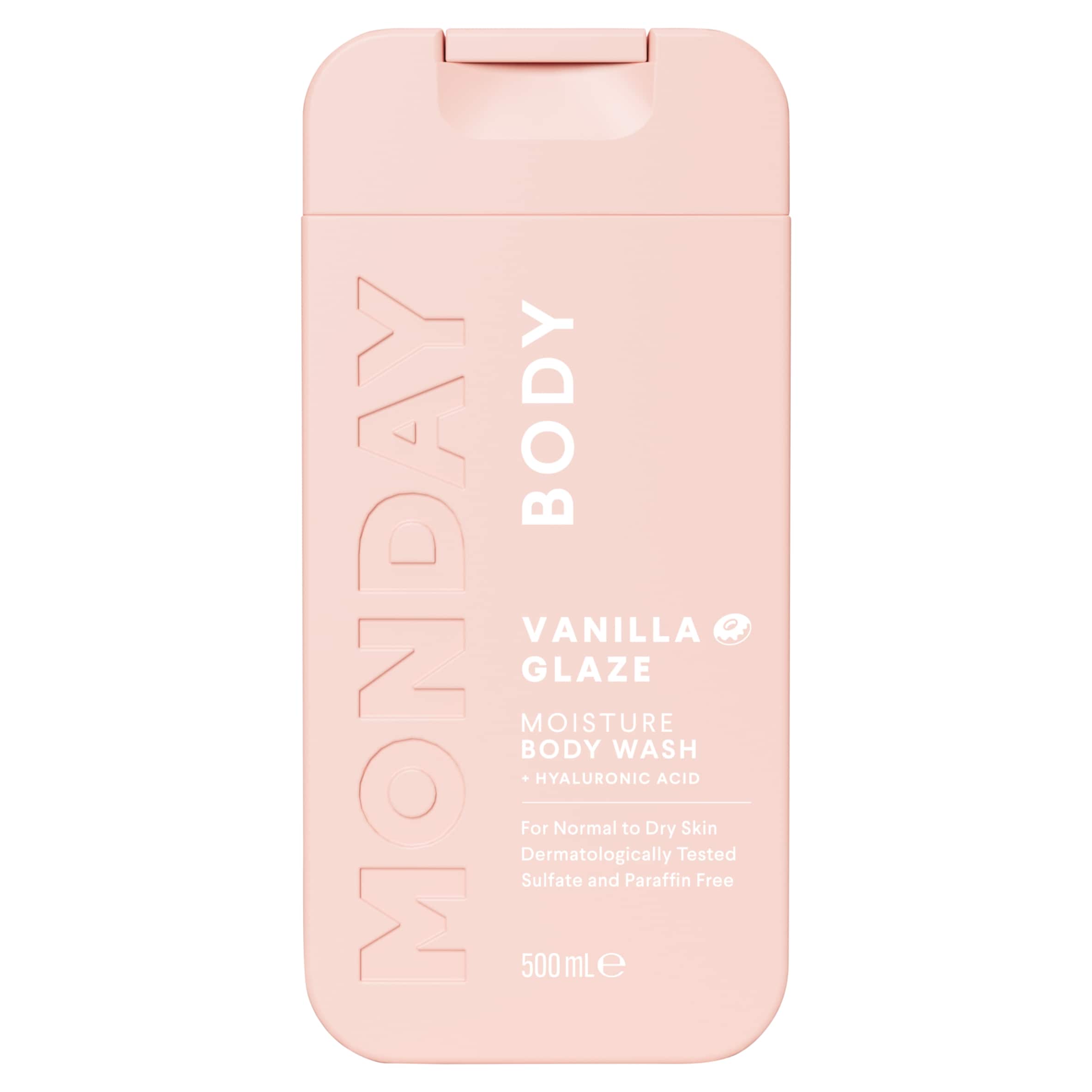 MONDAY HAIRCARE BODY WASH MOISTURE & VANILLA GLAZE 500 ML