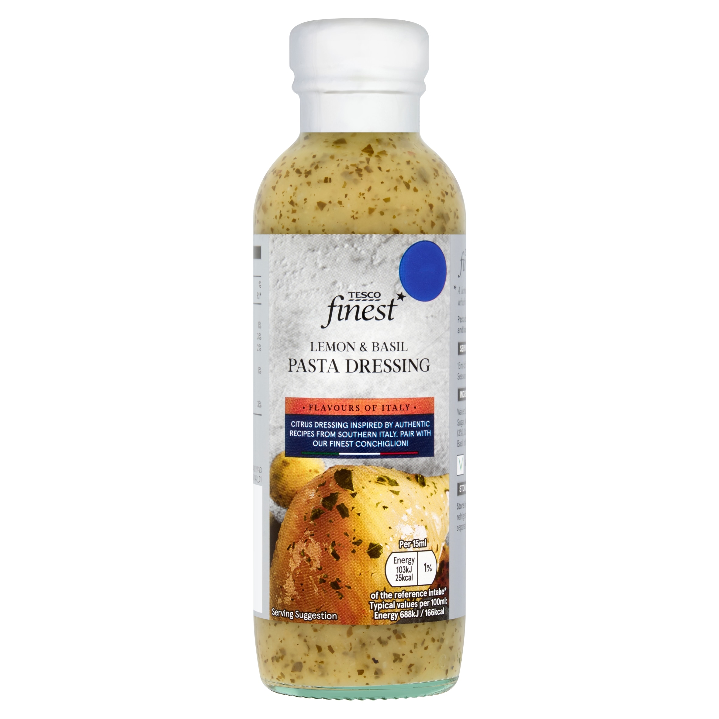 Tesco Finest Sicilian Lemon & Basil Pasta Dressing 235ml
