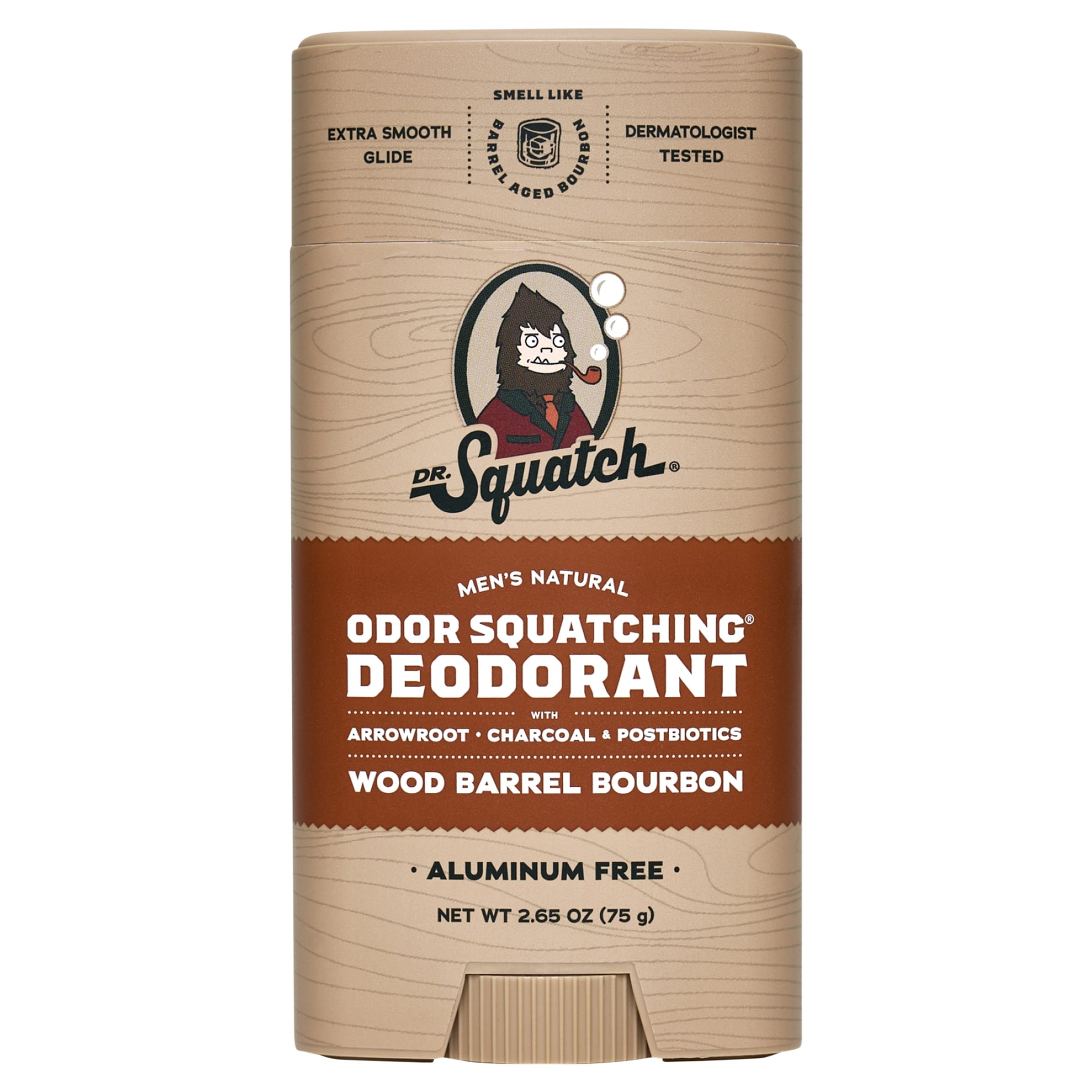 DR. Squatch Natural Stick Deodorant Wood Barrel Bourbon 75g