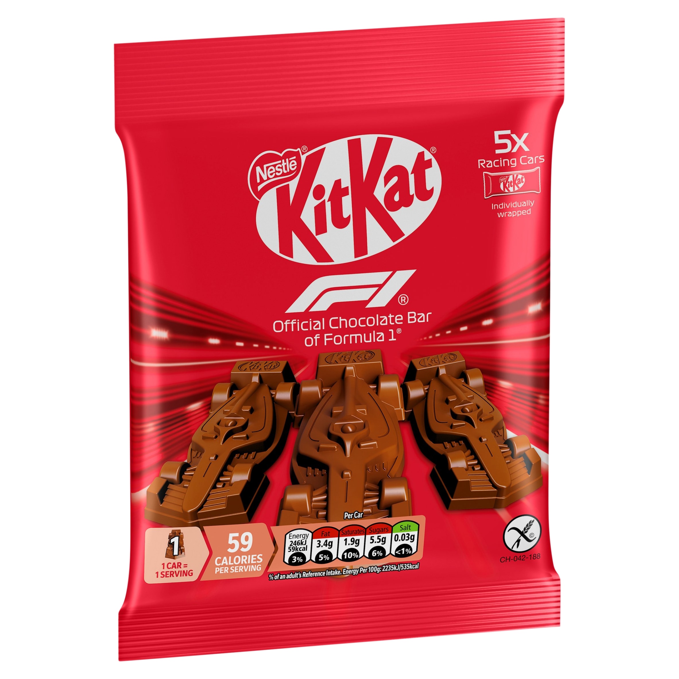 Kit Kat F1 Milk Chocolate Bar 55g thumbnail 2