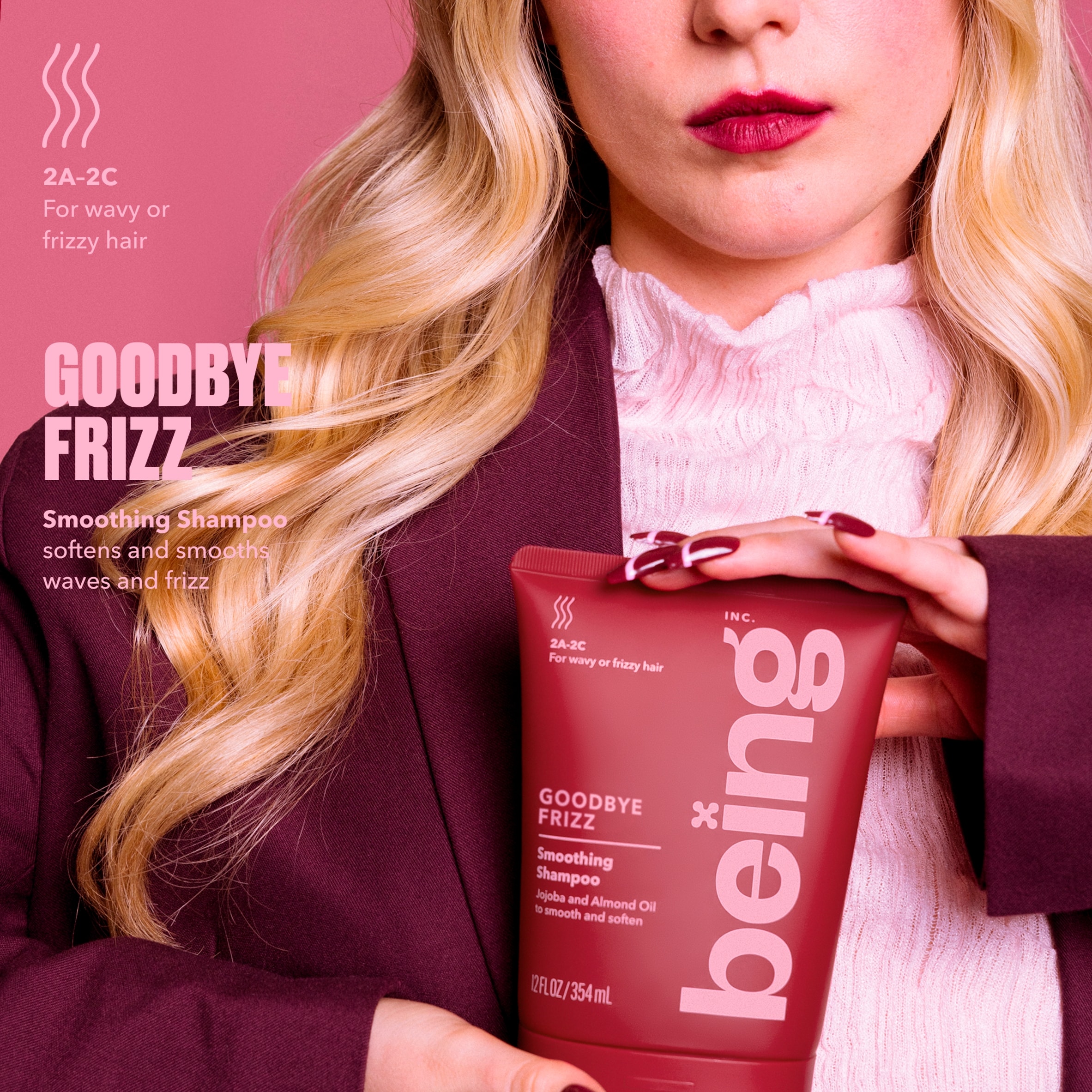 BEING SHAMPOO Bye Bye Frizz 354ML thumbnail 3