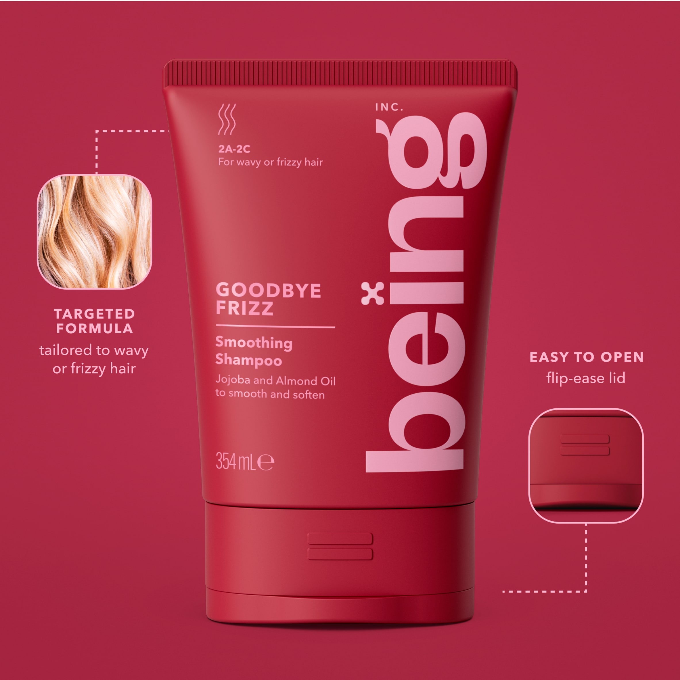 BEING SHAMPOO Bye Bye Frizz 354ML thumbnail 5