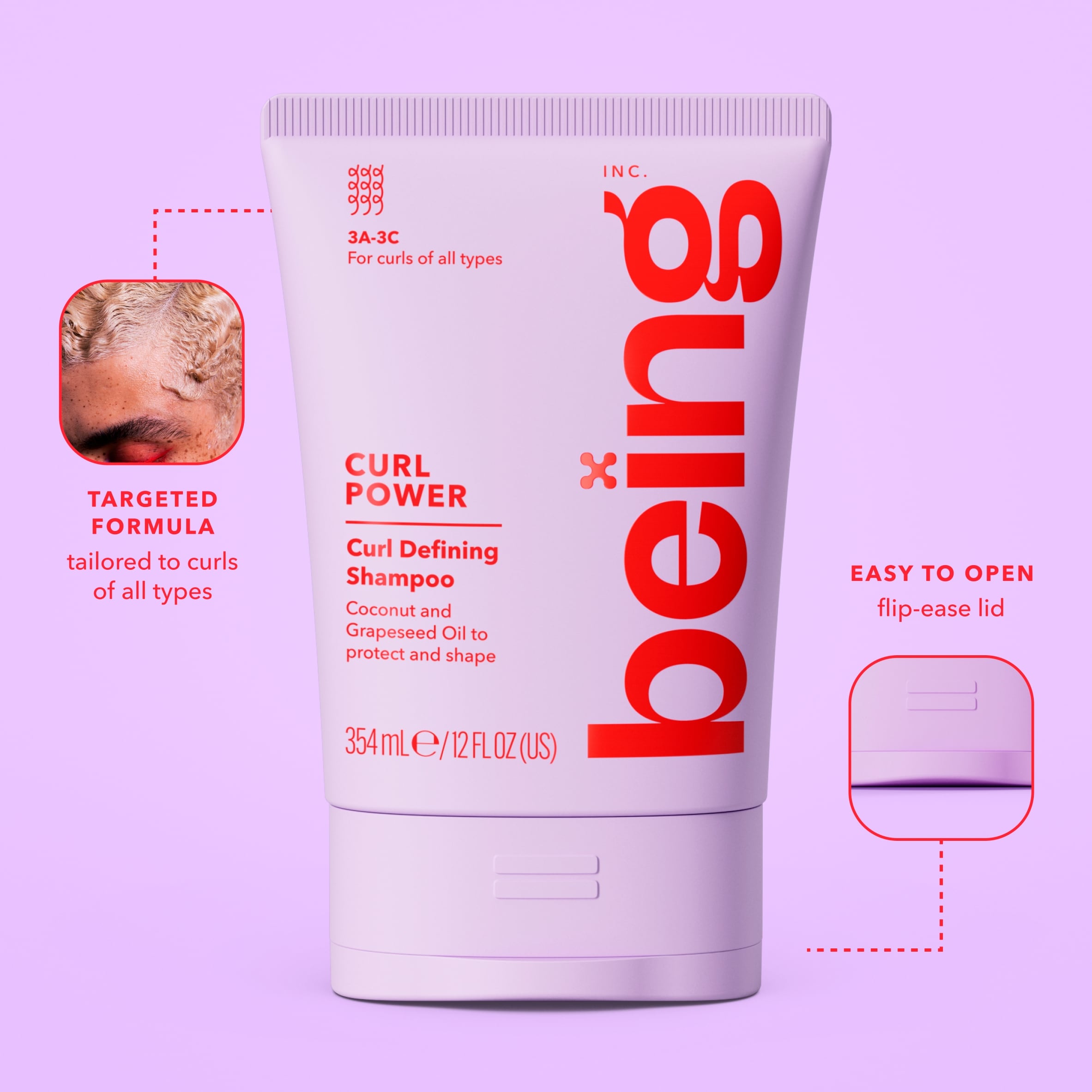 BEING SHAMPOO Curl Power 354ML thumbnail 5