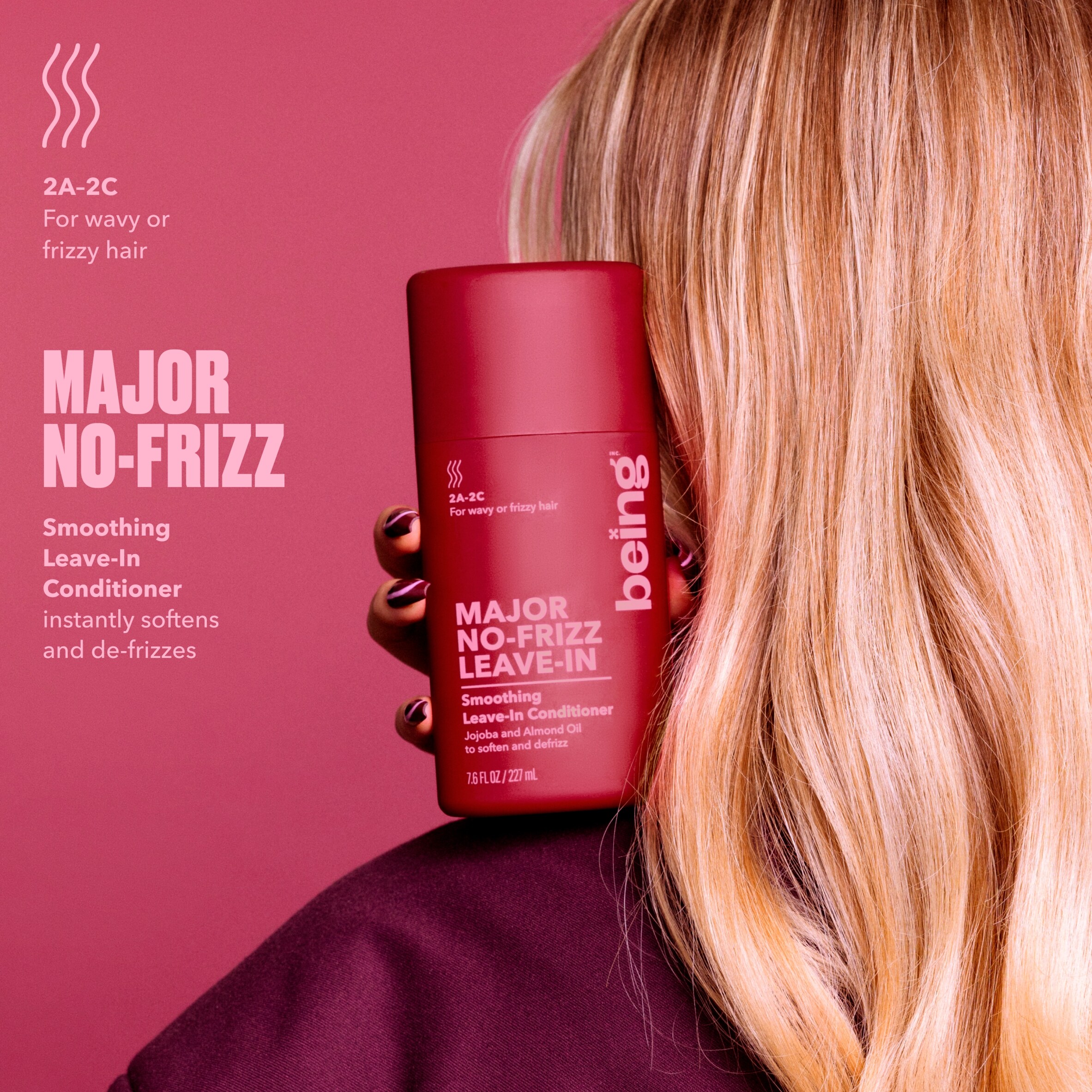 BEING MAJOR NO FRIZZ LEAVE IN CONDITIONER 227ml thumbnail 3