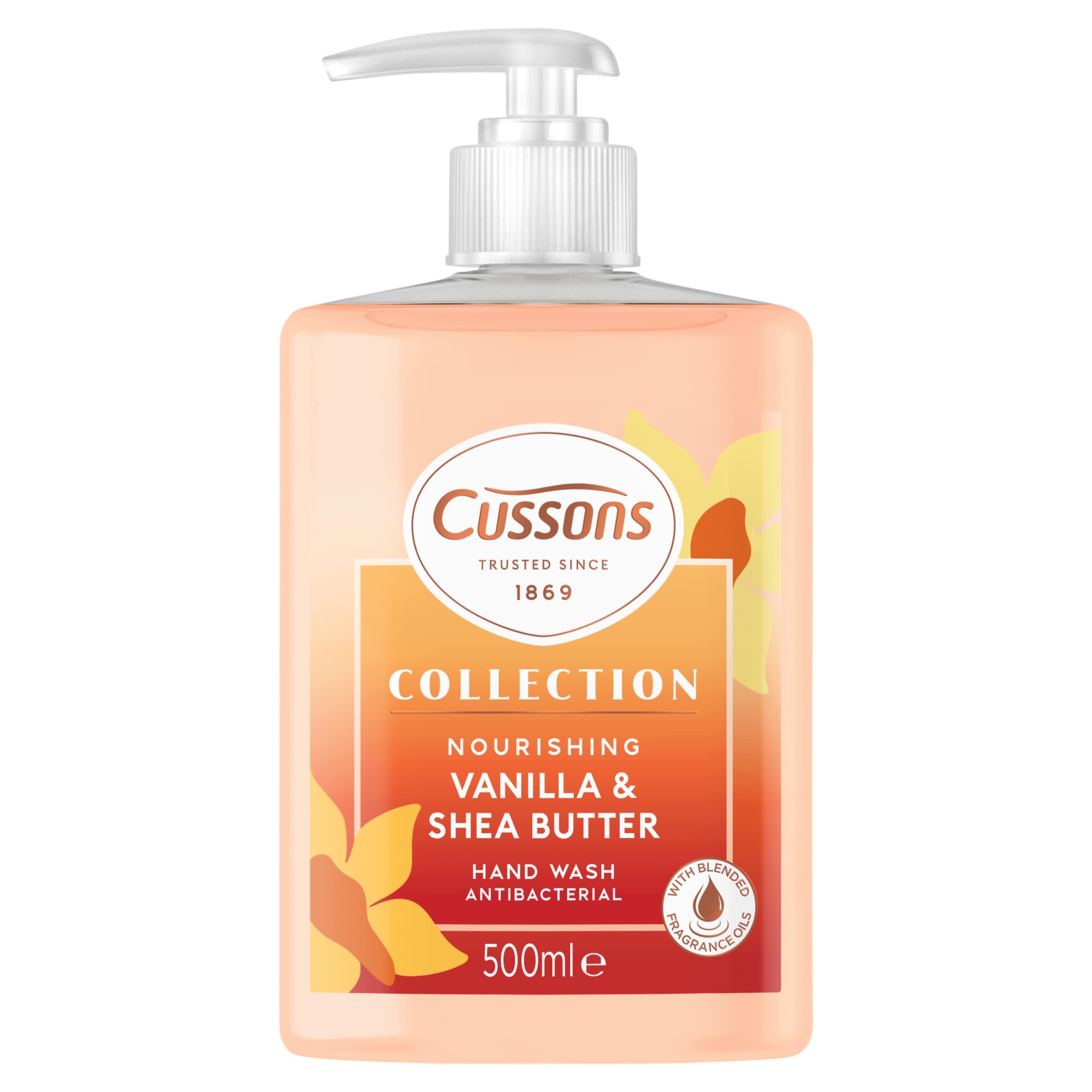 CUSSONS COLLECTION HANDWASH VANILLA & SHEA BUTTER 500ML  