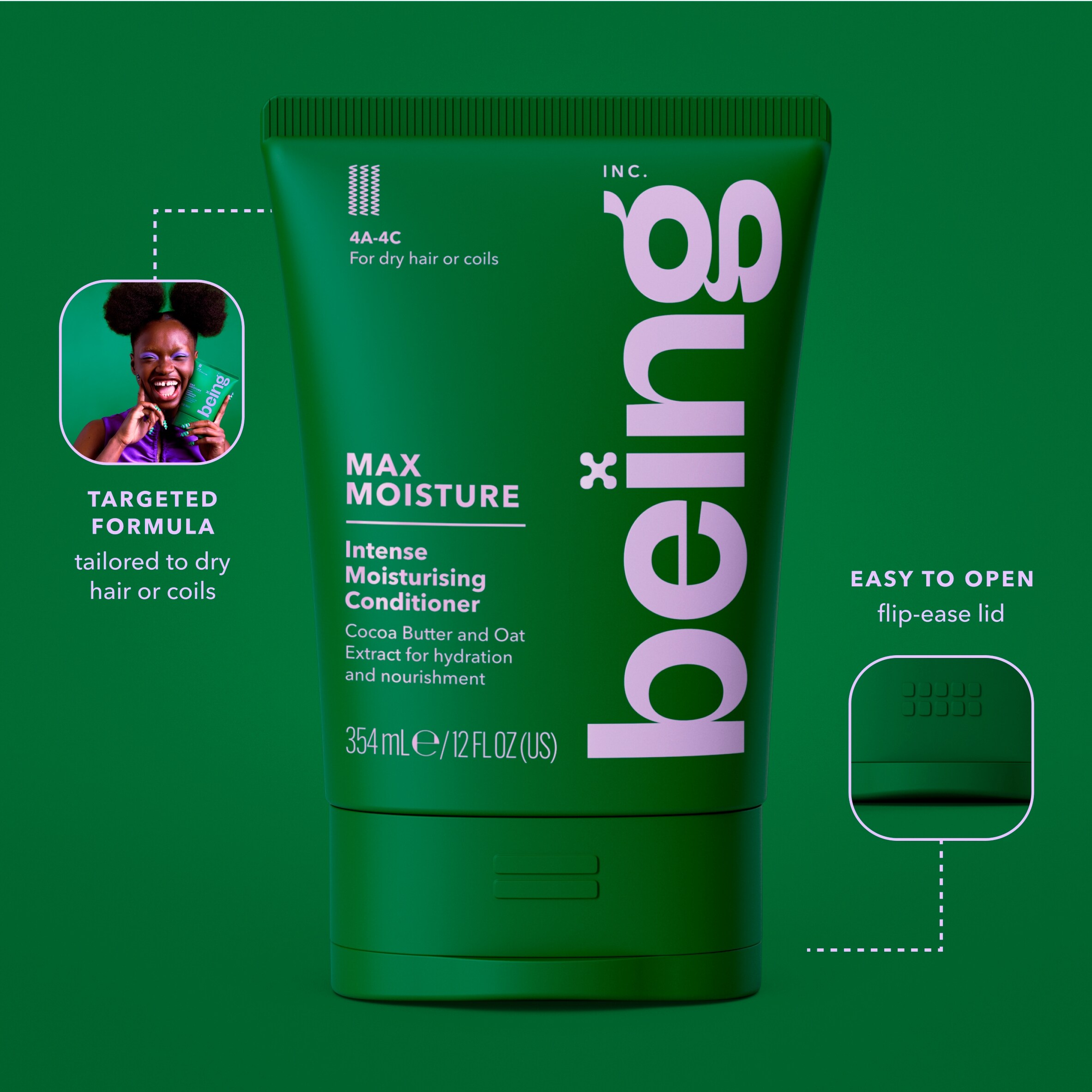 BEING CONDITIONER Max Moisture 354ML thumbnail 5