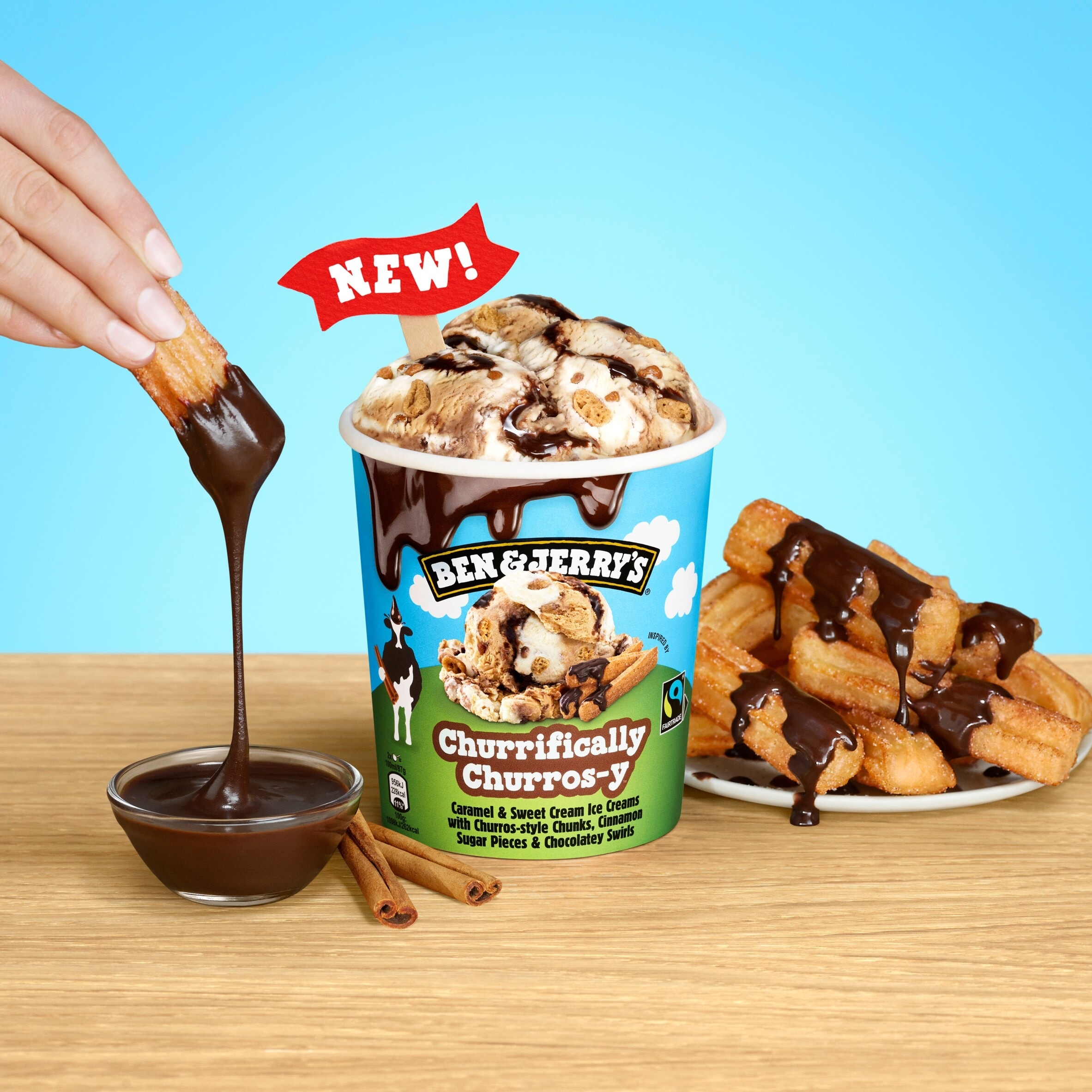 Ben & Jerry's Churrifically Churros-y Ice Cream Tub 465ml thumbnail 5