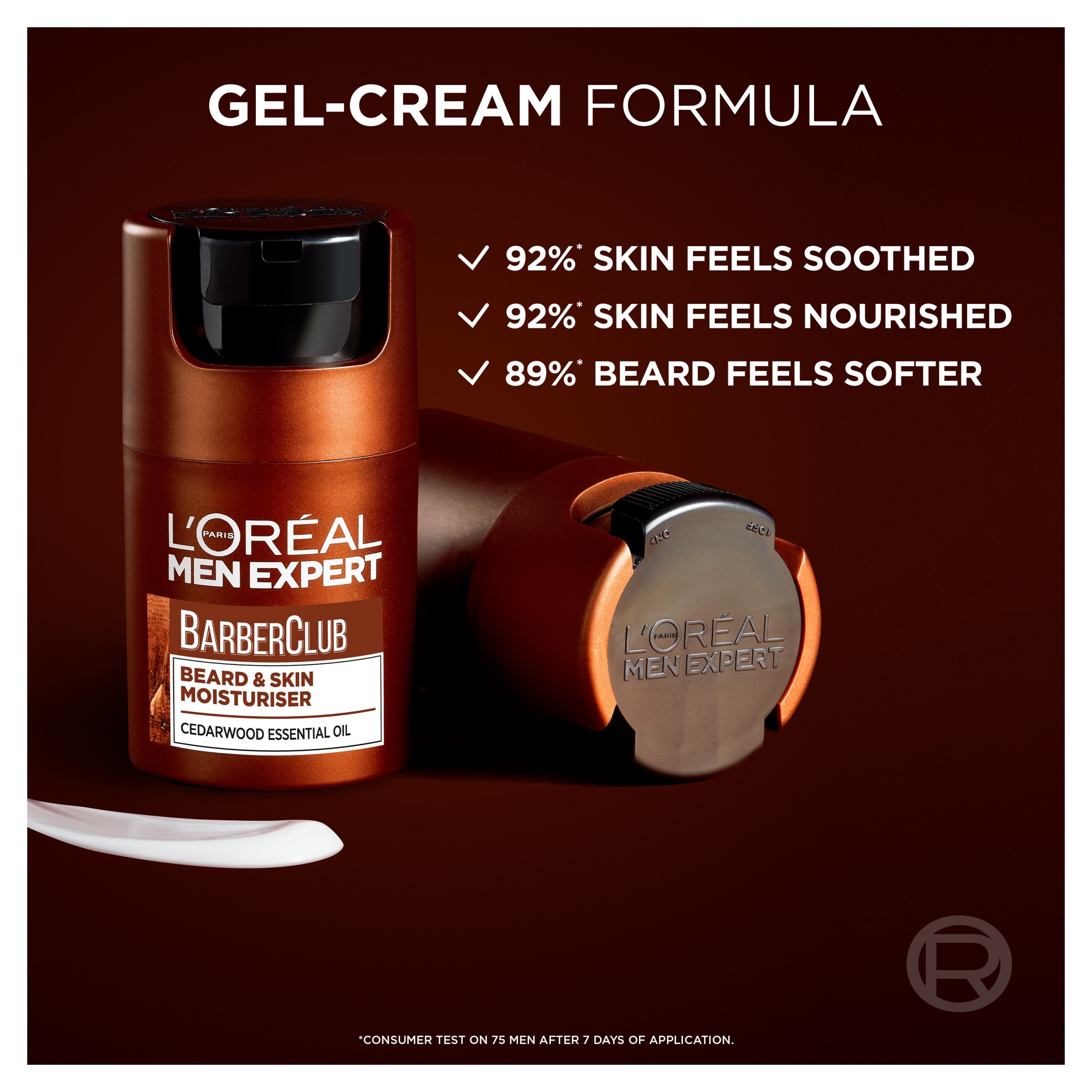 L'Oreal Men Expert Barber Club Beard and Skin Moisturiser Cedarwood Oil & Shea Butter 50ml thumbnail 3