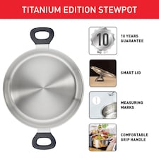 Tefal Titanium Edition Stewpot with Lid 24cm thumbnail 2