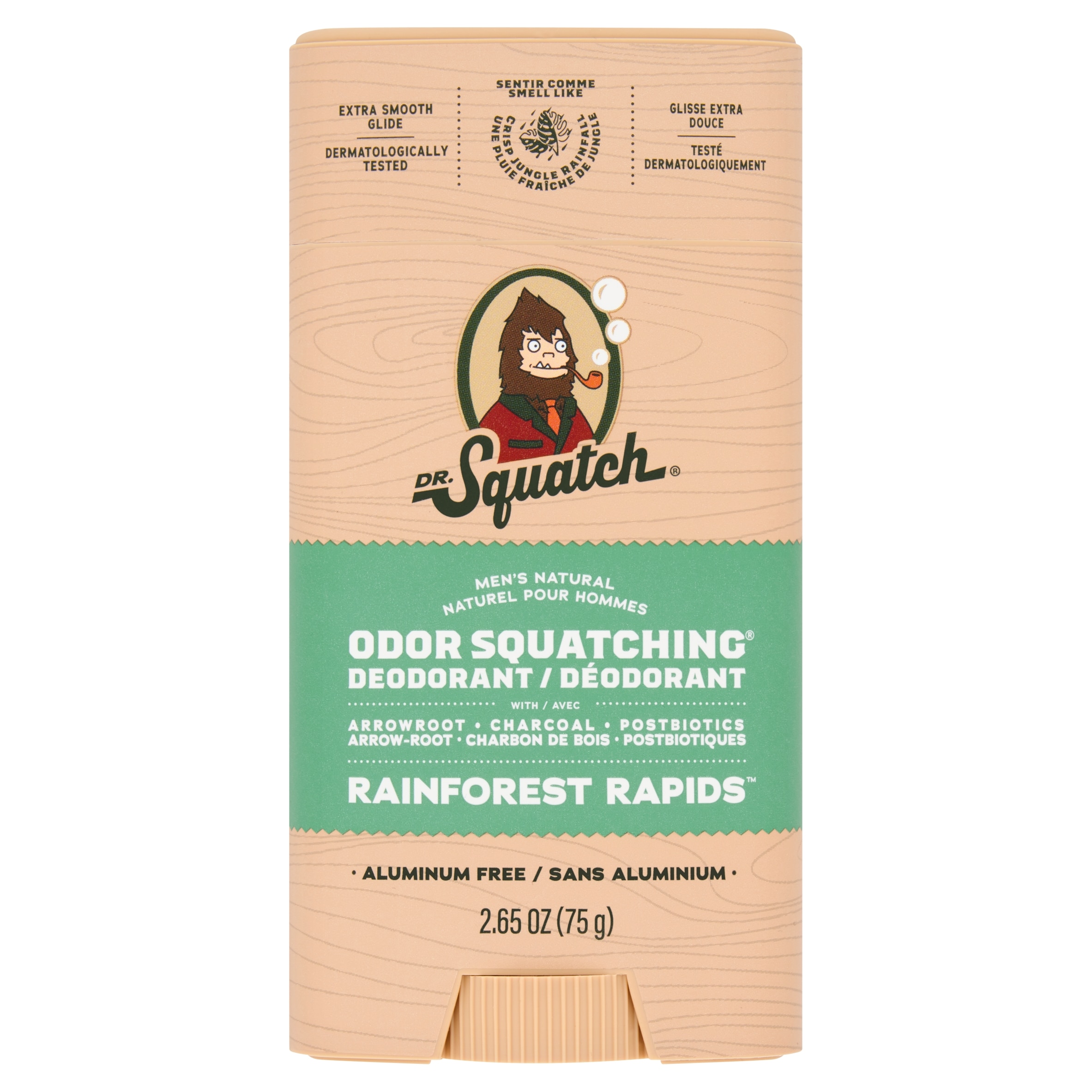 DR. Squatch Natural Stick Deodorant Rainforest Rapids 75g