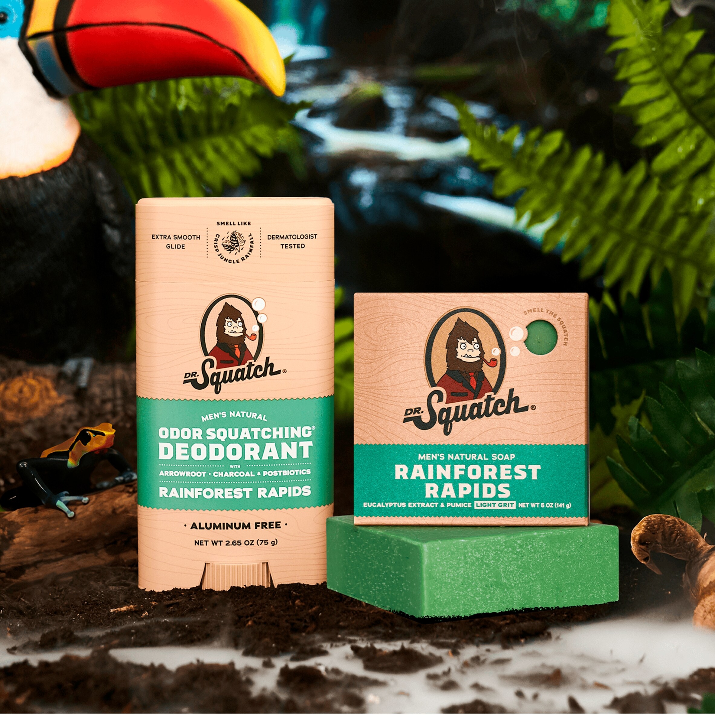 DR. Squatch Natural Stick Deodorant Rainforest Rapids 75g thumbnail 5