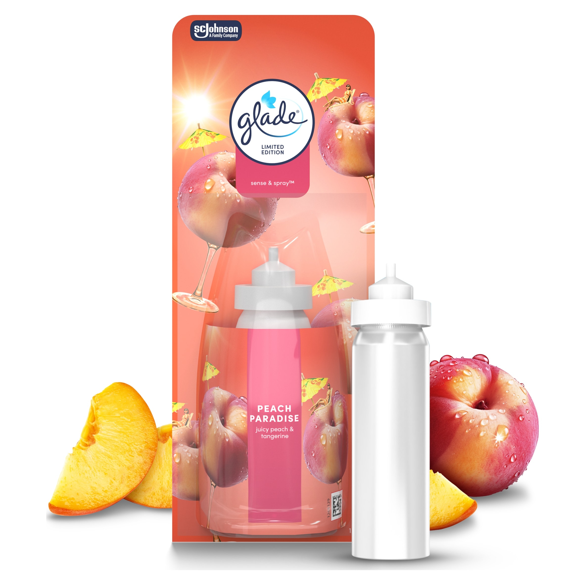 Glade Limited Edition Peach Paradise Sense & Spray 18ml