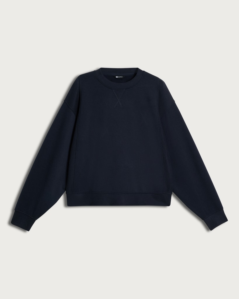 F&F Crew Neck Co-ord Sweatshirt in Navy