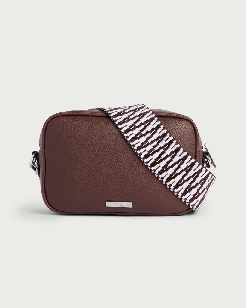 SACHA Crossbody Camera Bag in Brown