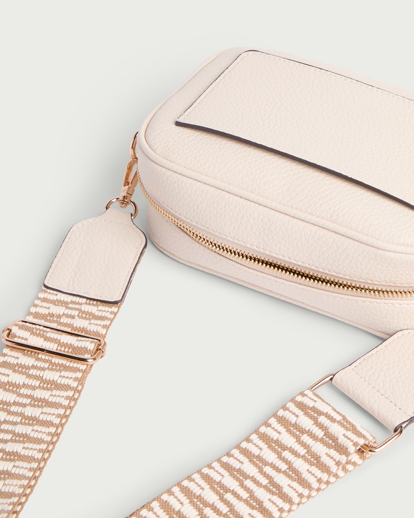 SACHA Crossbody Camera Bag in Cream thumbnail 2