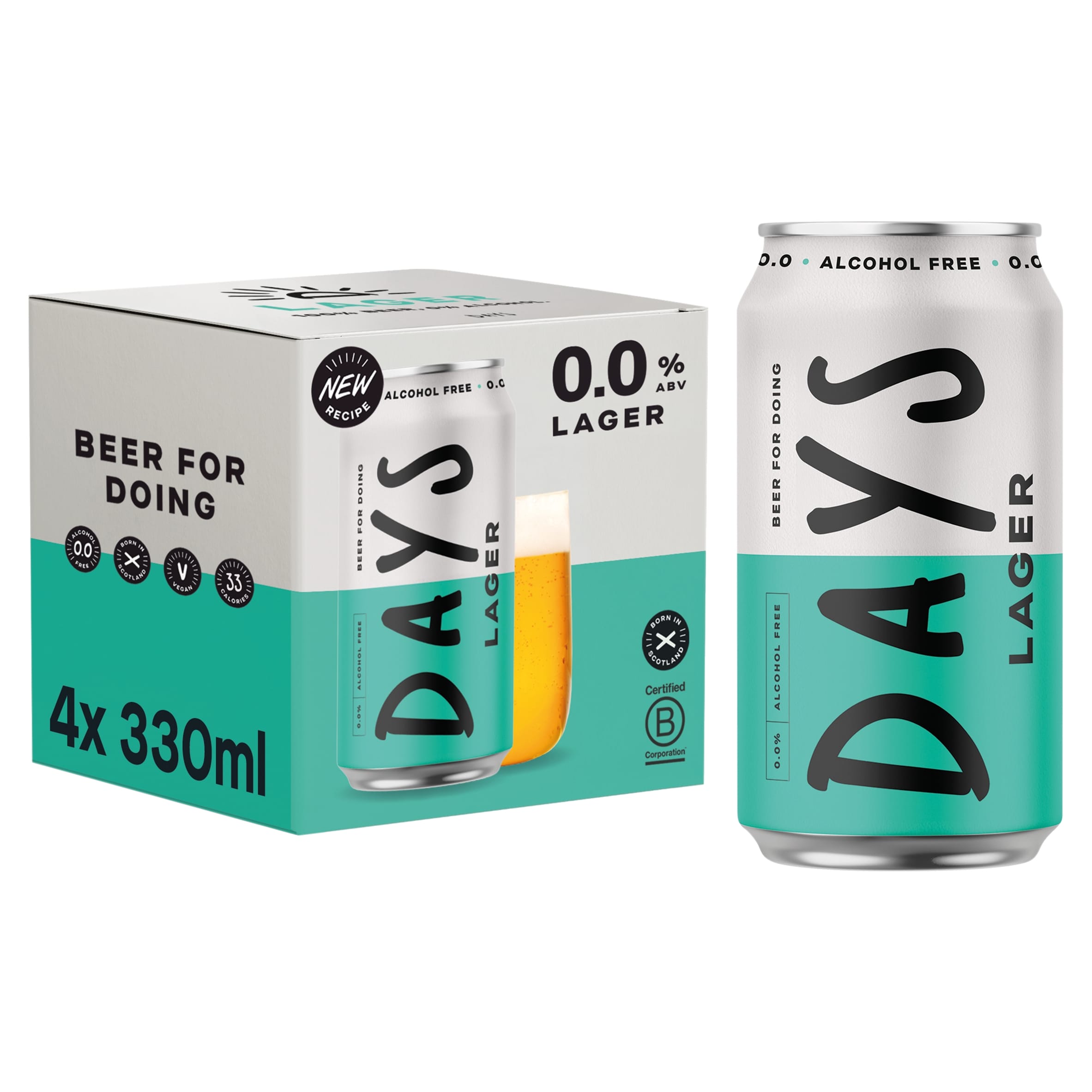 Days Brewing Lager 4x330ml