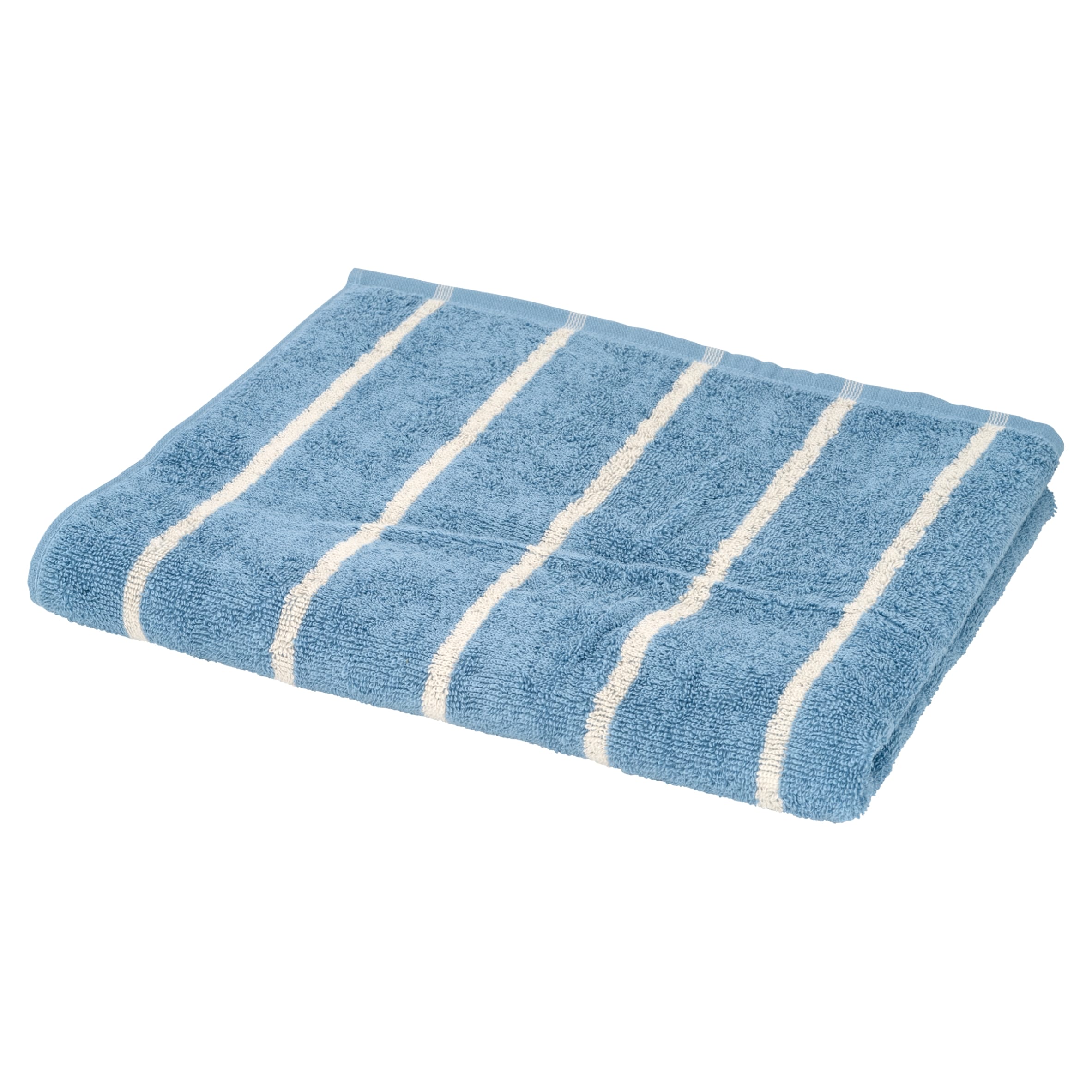 F&F Home Blue Stripe Bath Sheet Towel