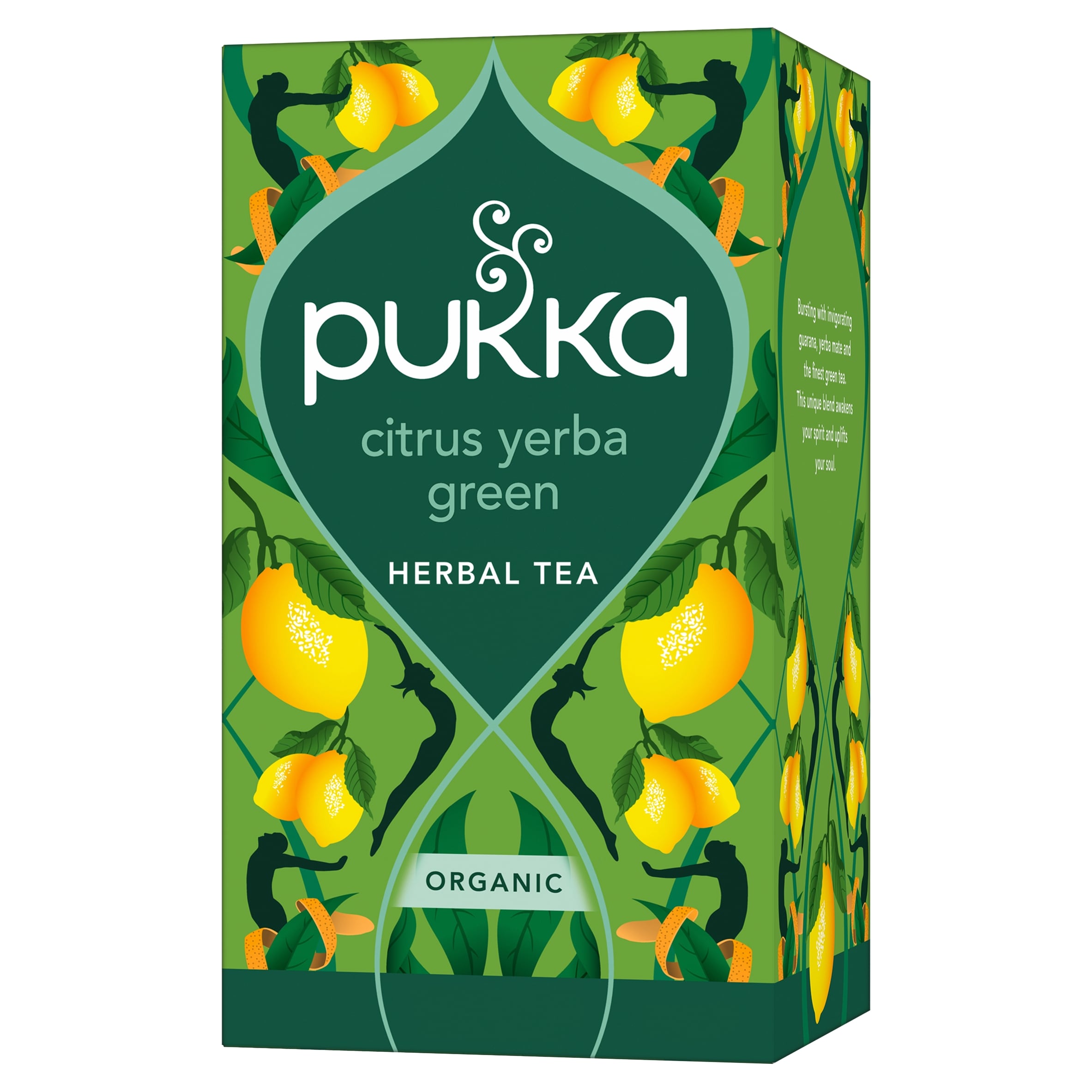 Pukka Organic Citrus Yerba Green 20 Sachets 36g thumbnail 2
