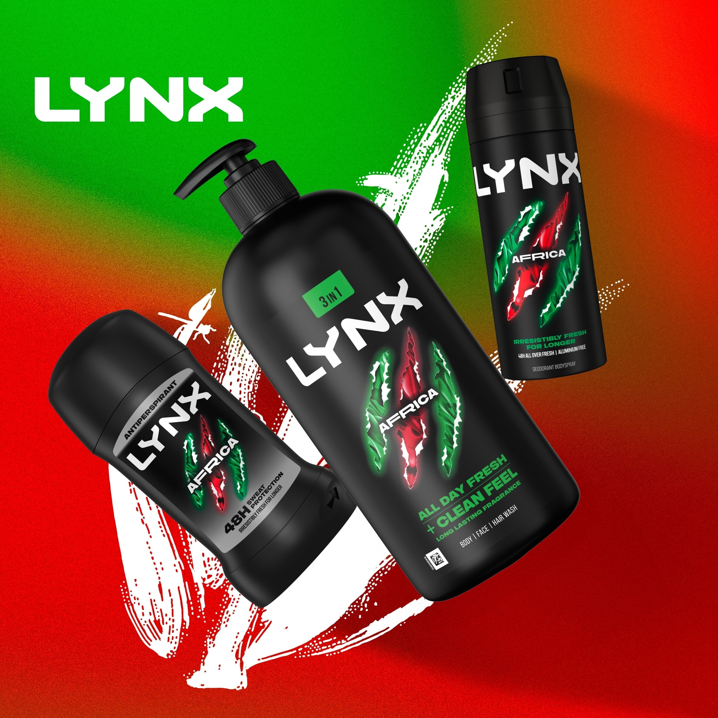Lynx Men Africa Body Wash Shower Gel 900ml thumbnail 5