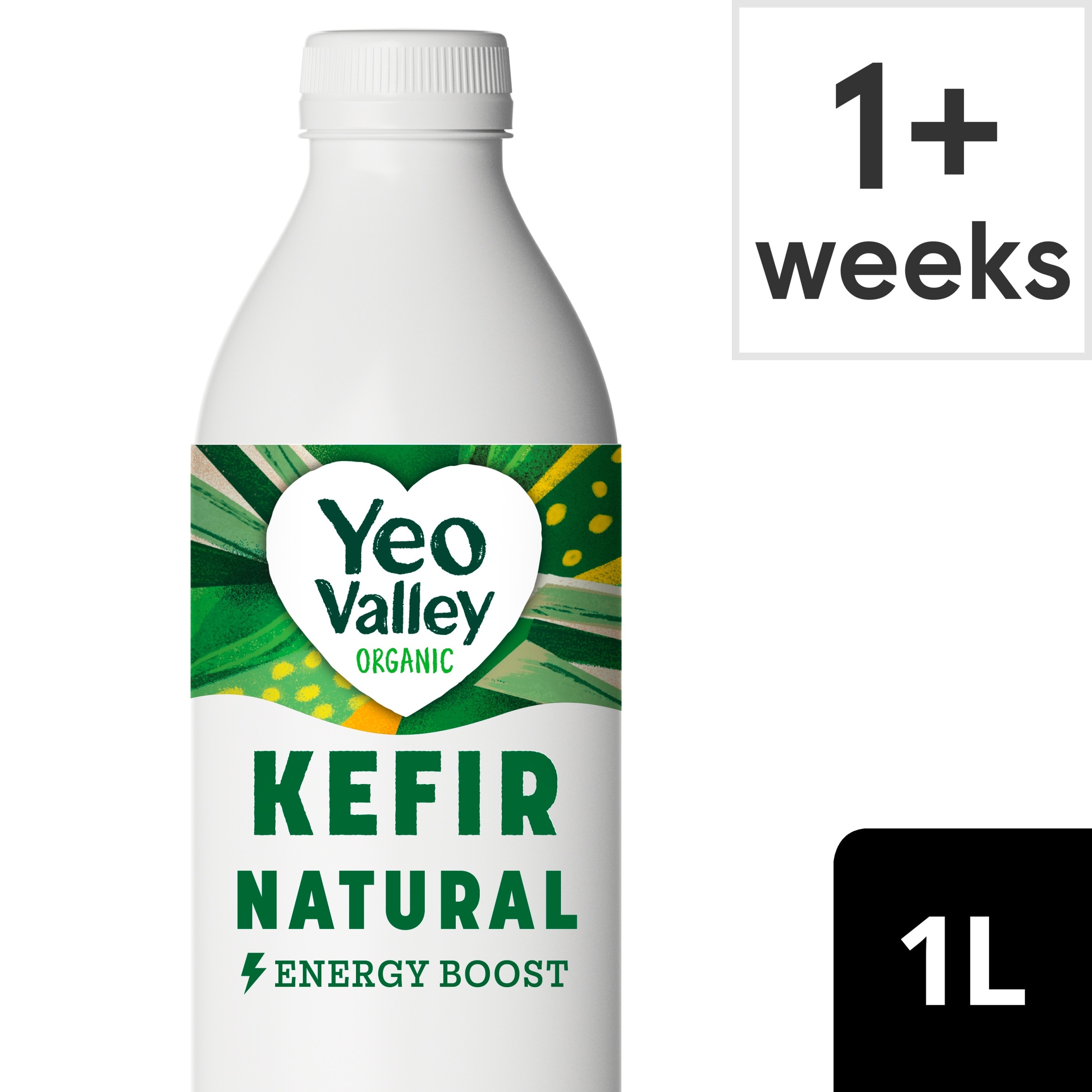 Yeo Valley Organic Kefir Yogurt Drink Natural 1L