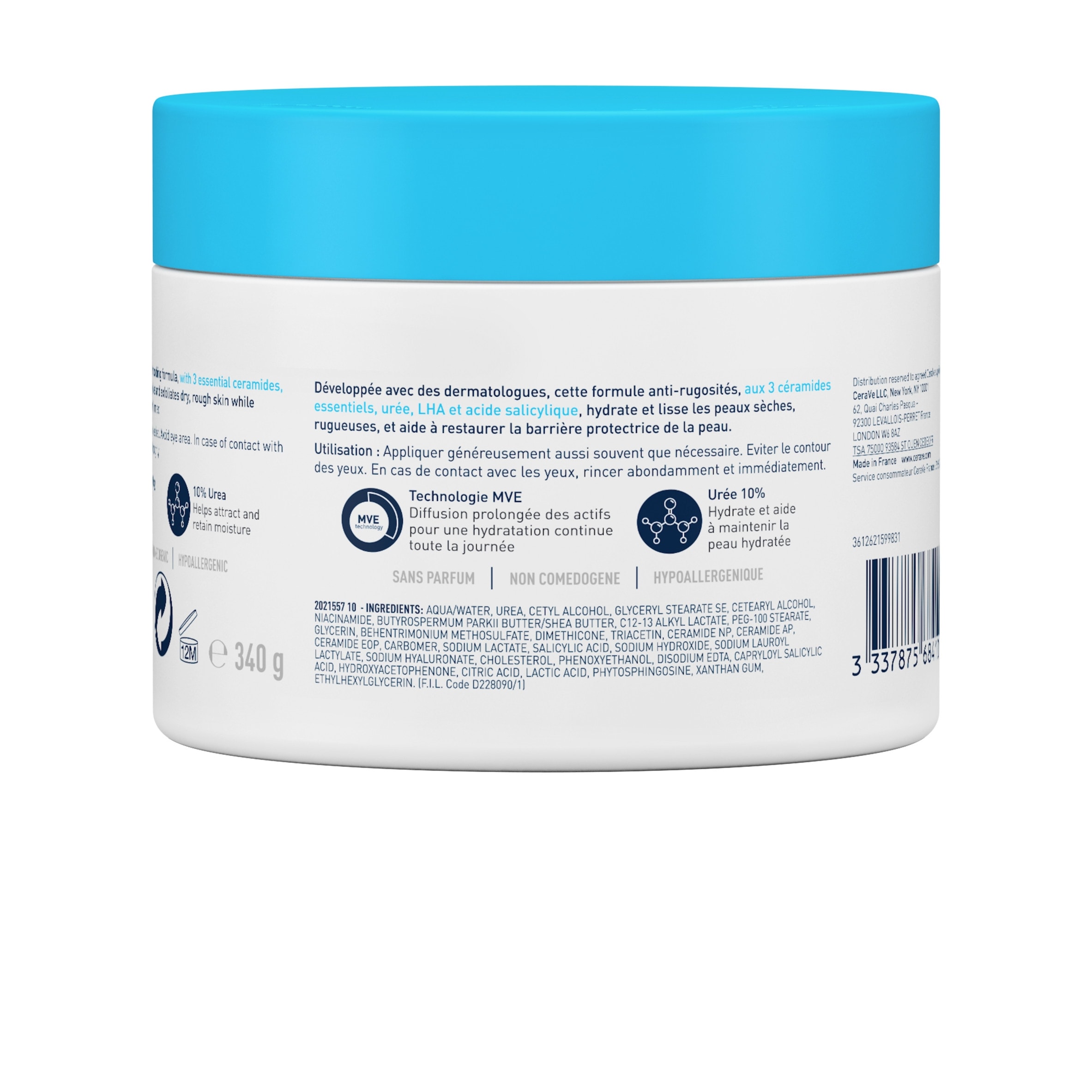 CeraVe SA Smoothing Cream Pot with Salicylic Acid for Dry, Rough & Bumpy Skin 340g thumbnail 5