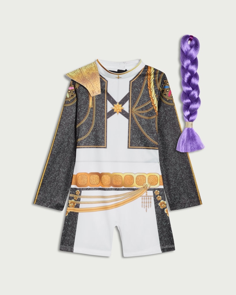 K-Pop Demon Hunters Rumi Golden Fancy Dress Costume in Multi Black White thumbnail 2