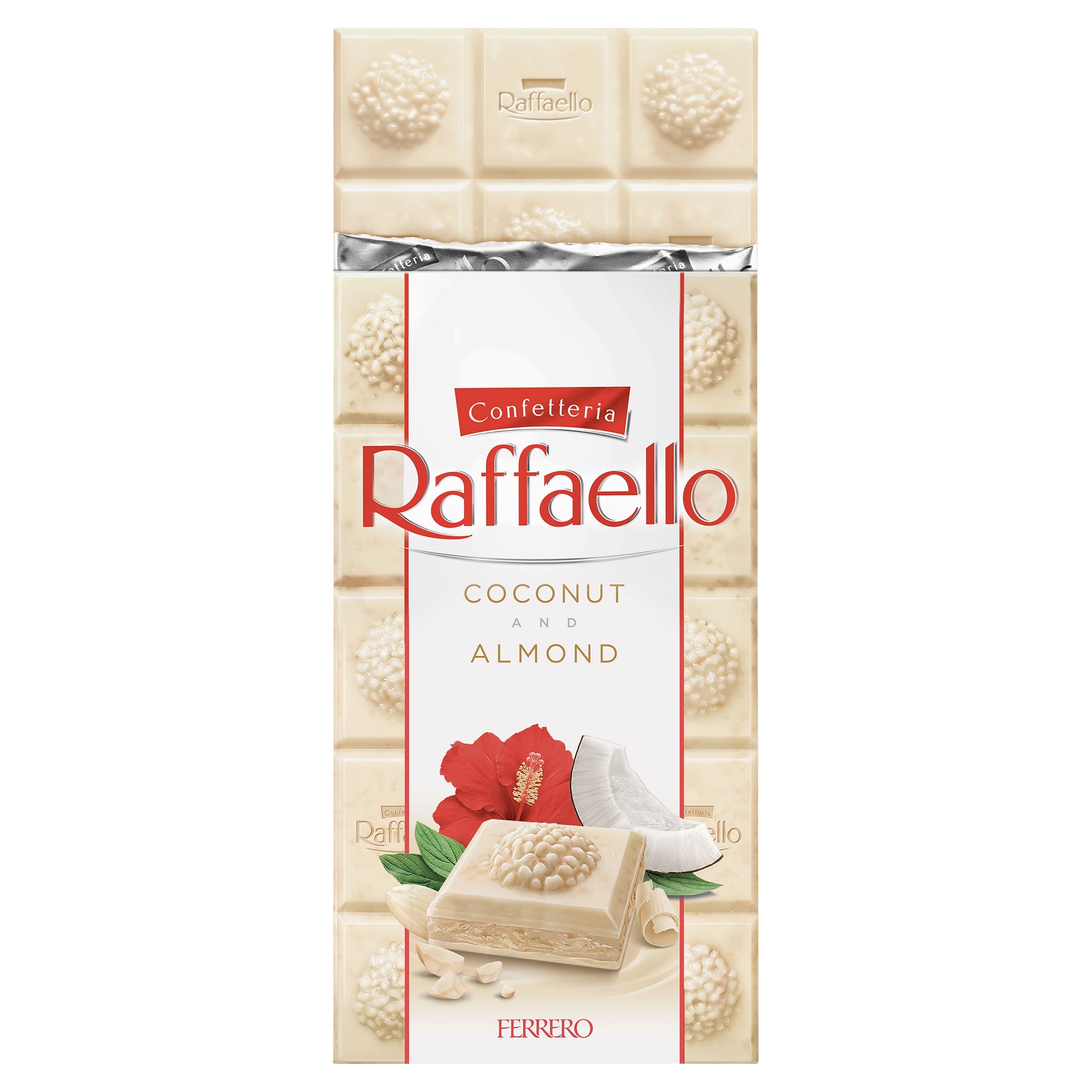 Ferrero Raffaello White Chocolate Bar 90g thumbnail 2