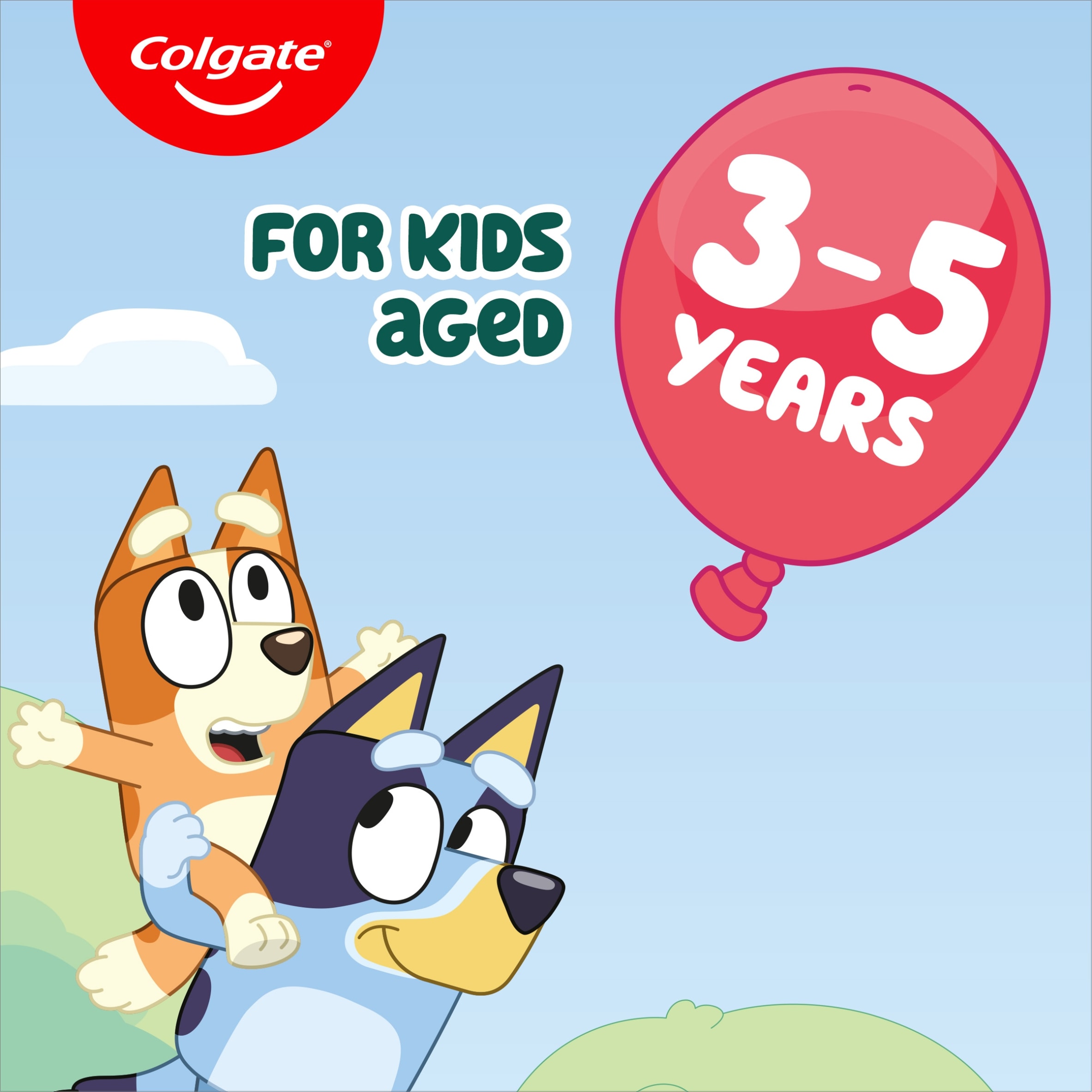 Colgate Kids 3-5 Years Bluey Extra Soft Manual Toothbrush 2 Pack thumbnail 2