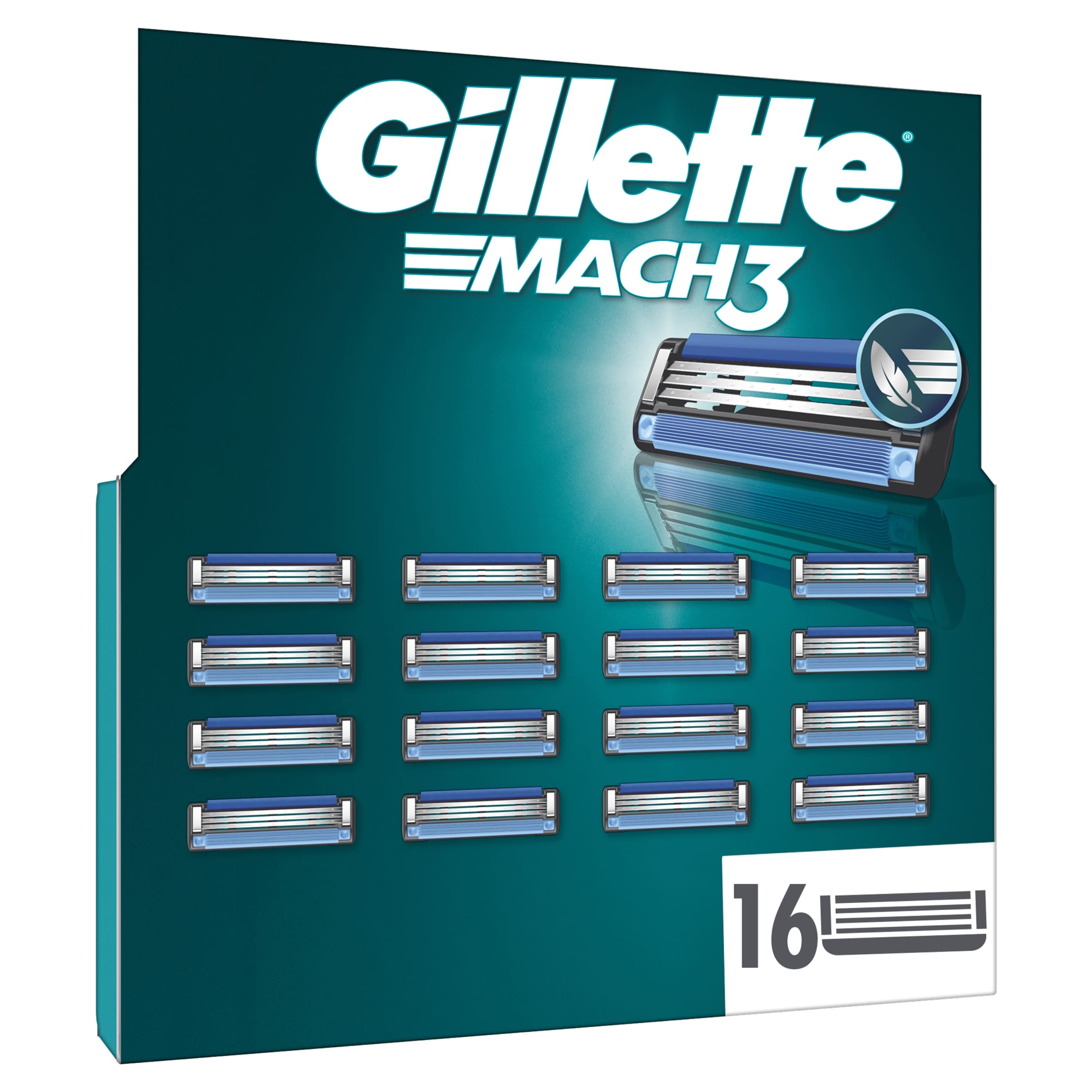 GILLETTE Mach 3 cartridges 16 pcs