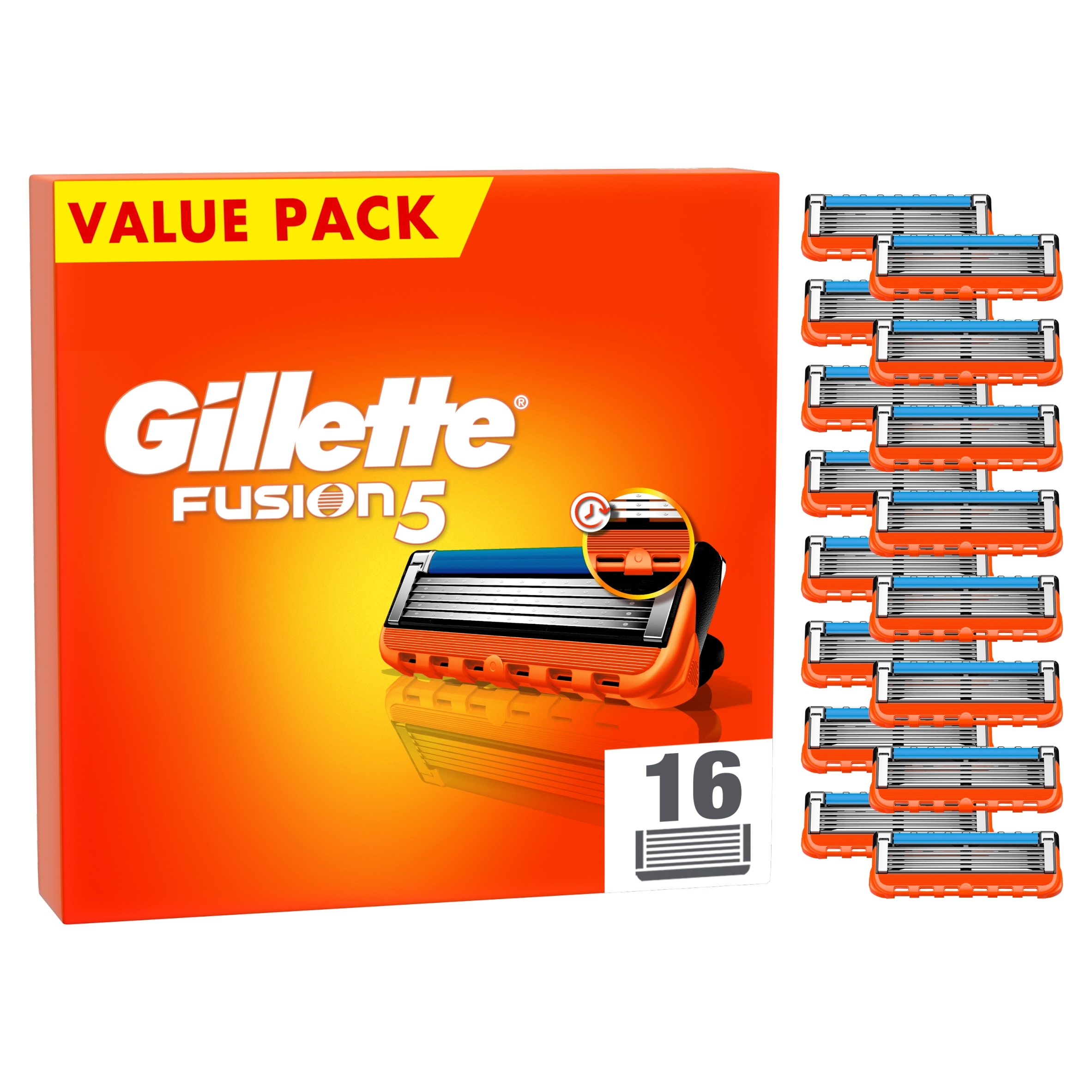 GILLETTE Fusion 5 cartridges 16 pcs