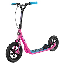 Razor Flashback Kick Scooter – 12 Inch Mag Wheels with Air-filled Tyres, Dual Hand-Operated Brakes, BMX Style Scooter for Kids and Teens