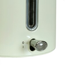 Charles Bentley 1.7L Kettle & 4 Slice Toaster Set Cream & Chrome Fast Boil thumbnail 7