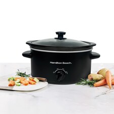 Hamilton Beach 'The Comfort Cook' 3.5L Black Slow Cooker thumbnail 3
