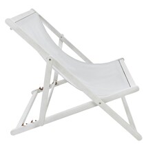 Charles Bentley FSC Certified Eucalyptus White Washed Double Deck Chair - Grey thumbnail 5