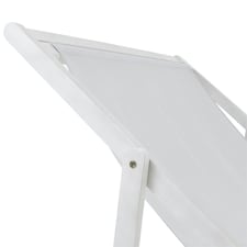 Charles Bentley FSC Certified Eucalyptus White Washed Double Deck Chair - Grey thumbnail 9