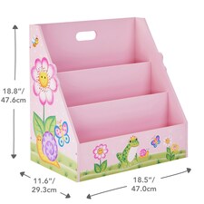 Teamson Kids Magic Garden Toddler Bookshelf thumbnail 3