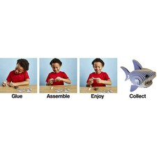 Eugy Shark 3D Craft Kit thumbnail 3