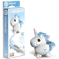 Eugy Unicorn Sky 3D Craft Kit