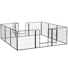 Heavy Duty Puppy Play Pen, 12 Panels Pet Exercise Pen, for Indoors, Outdoors