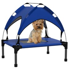 PawHut Cooling Raised Dog Bed Breathable Mesh for Mini S Dogs Blue thumbnail 6