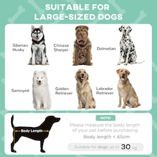 PawHut Cooling Raised Dog Bed Breathable Mesh for Large Dogs Light Grey thumbnail 2