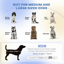 PawHut Dog Sofa Bed Raised Couch with Wooden Frame and Soft Cushion, Grey thumbnail 3