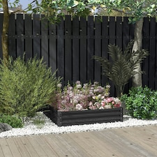Outsunny Raised Garden Bed Metal Patio Backyard Flower Vegetable Plant thumbnail 2