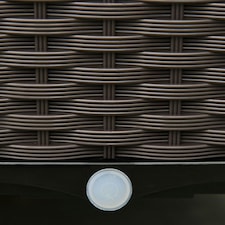 Outsunny 6-piece Elevated Flower Bed Vegetable Herb Planter Plastic, Brown thumbnail 8