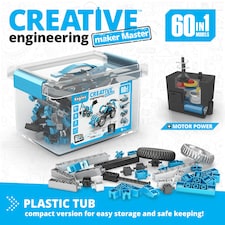 Engino Creative Engineering 60 in 1 Motorized Maker Master